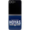 Georgetown University Hoyas Stripe Galaxy Z Flip6 Skin